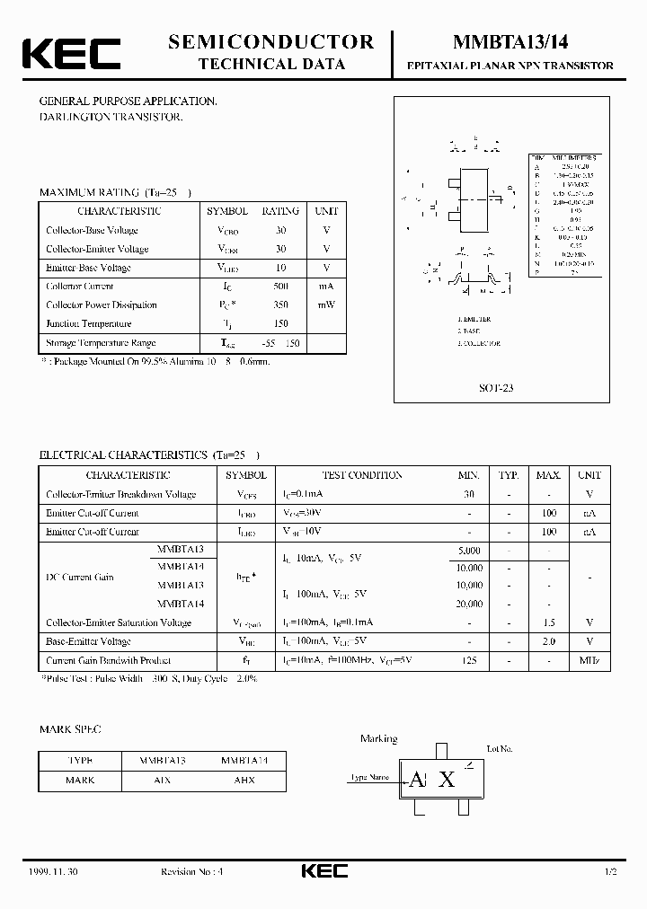 MMBTA14_586844.PDF Datasheet
