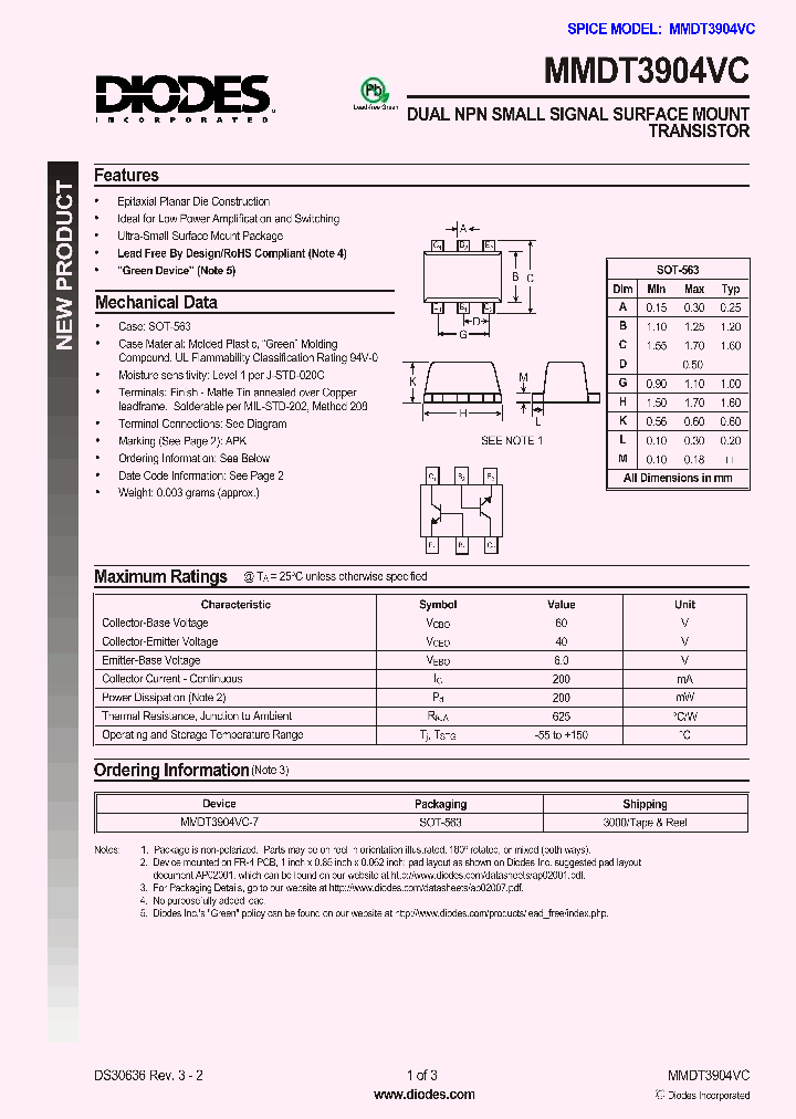 MMDT3904VC_646309.PDF Datasheet