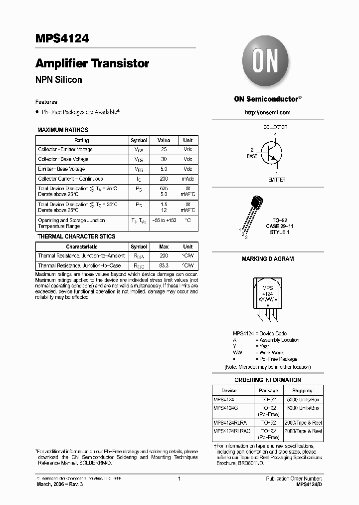 MPS4124RLRA_570815.PDF Datasheet