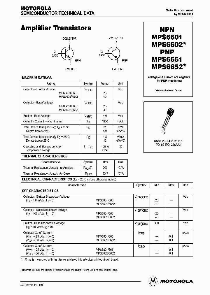 MPS6651_291583.PDF Datasheet