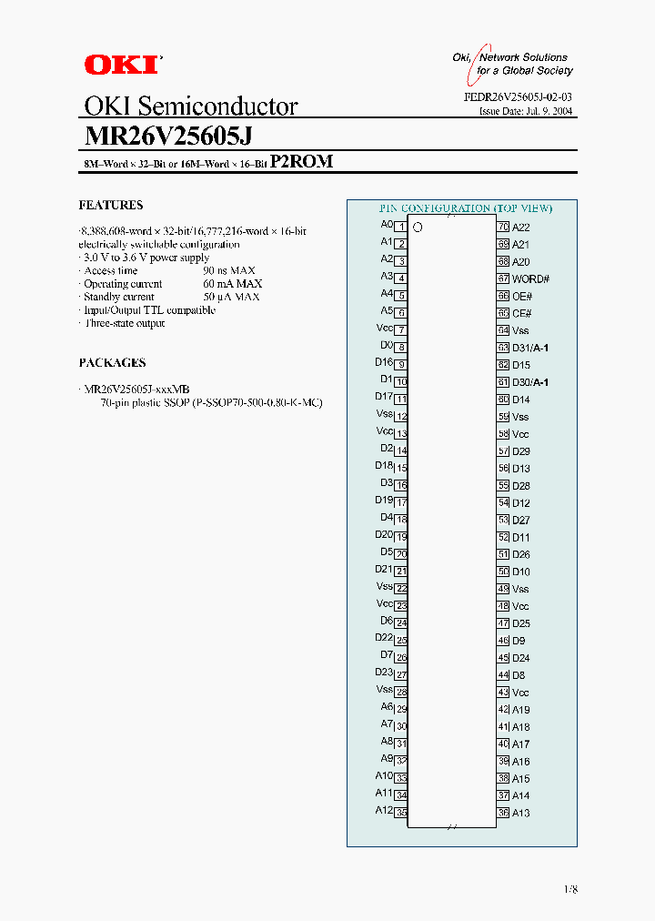 MR26V25605J_587350.PDF Datasheet