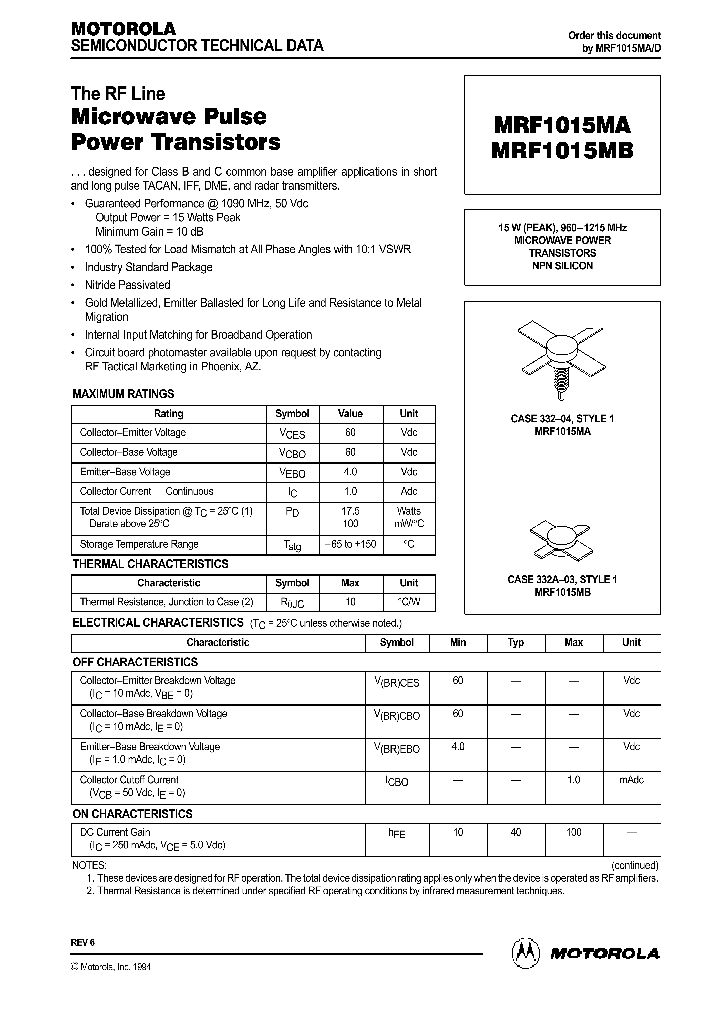 MRF1015MA_41783.PDF Datasheet