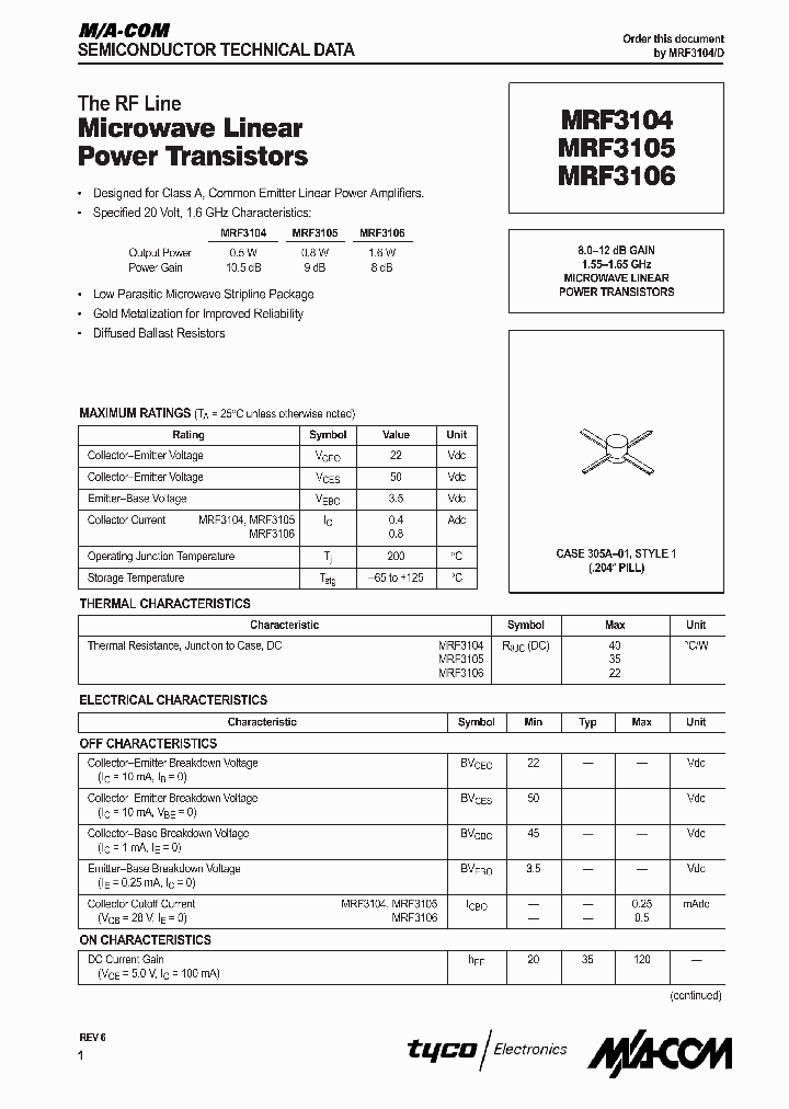 MRF3104_223081.PDF Datasheet