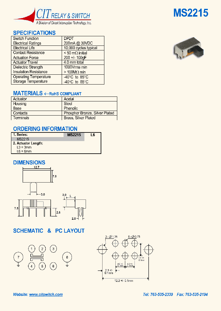 MS2215_566216.PDF Datasheet