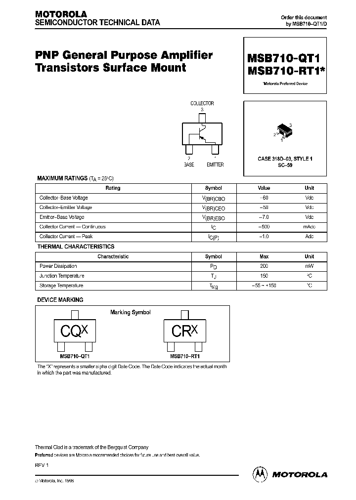 MSB710-RT1_648488.PDF Datasheet