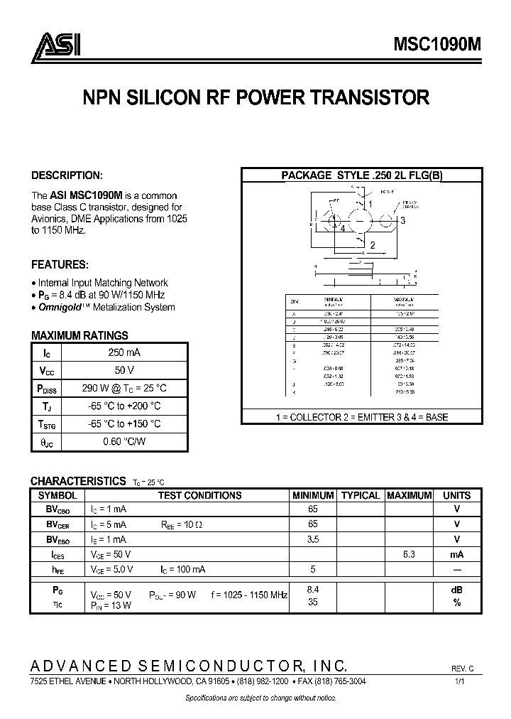 MSC1090M_650363.PDF Datasheet