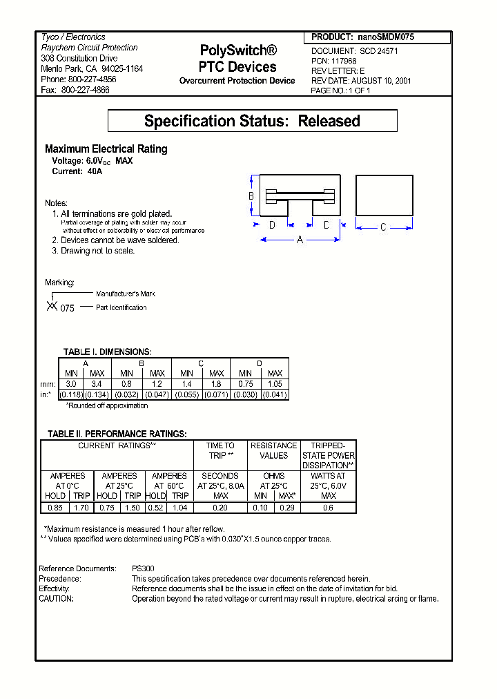 NANOSMDM075_636697.PDF Datasheet