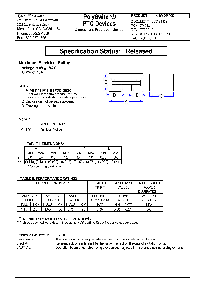 NANOSMDM100_636701.PDF Datasheet