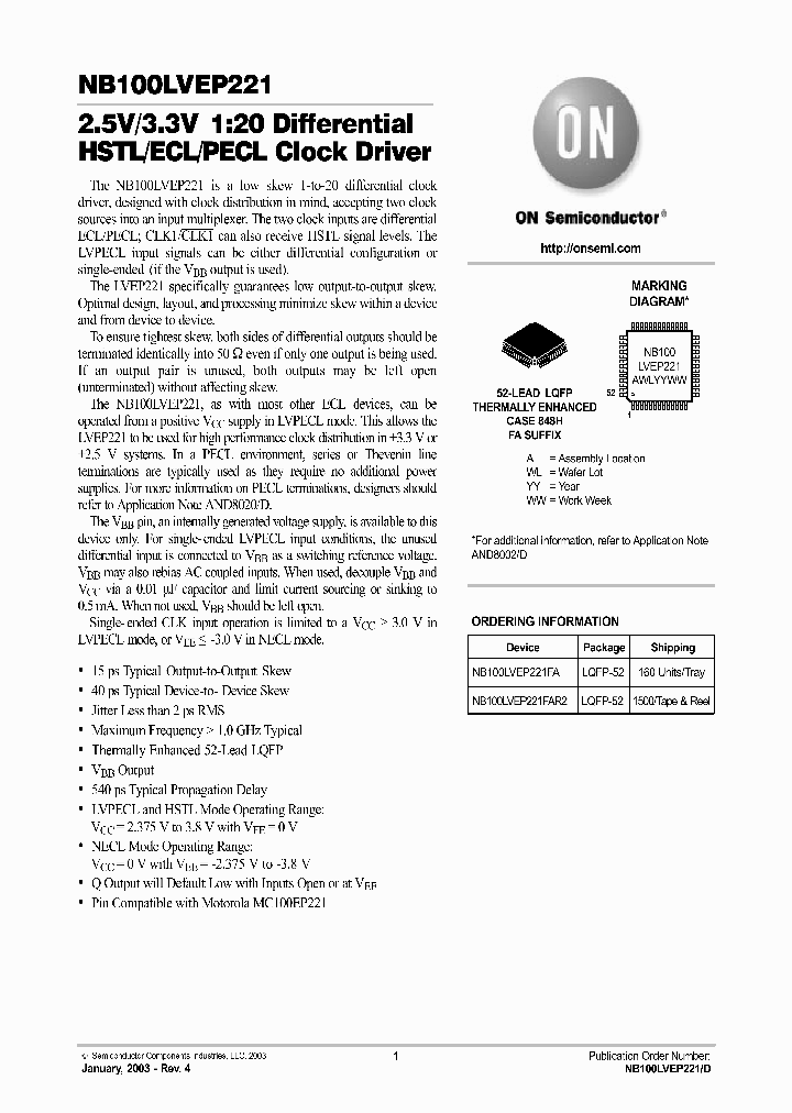 NB100LVEP221FAR2_755636.PDF Datasheet