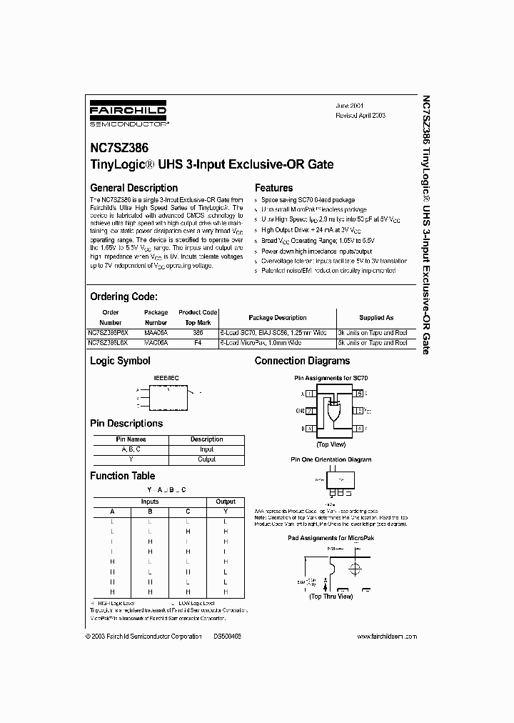 NC7SZ386_33261.PDF Datasheet