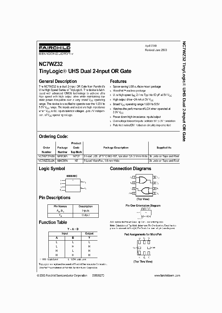 NC7WZ32K8X_760719.PDF Datasheet