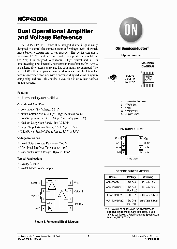 NCP4300ADR2G_601649.PDF Datasheet