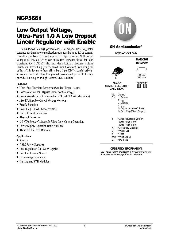 NCP5661_560381.PDF Datasheet