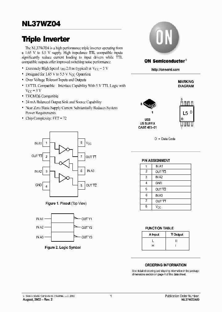NL37WZ04D_35170.PDF Datasheet
