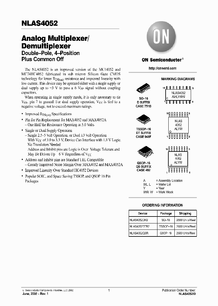 NLAS4052QSR_759000.PDF Datasheet