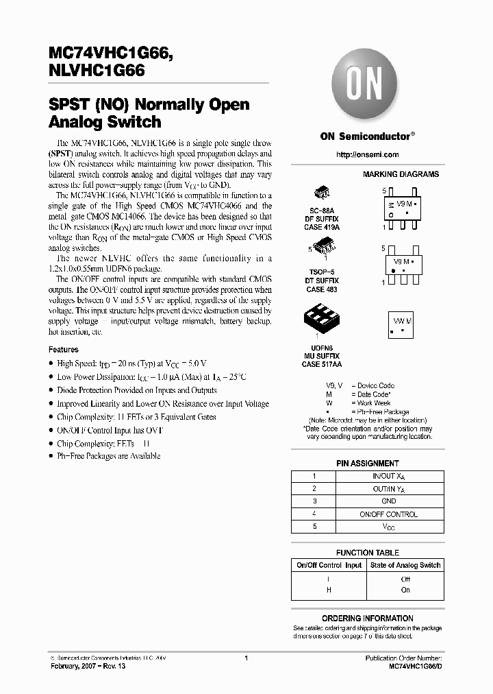 NLVHC1G66MUR2G_583058.PDF Datasheet