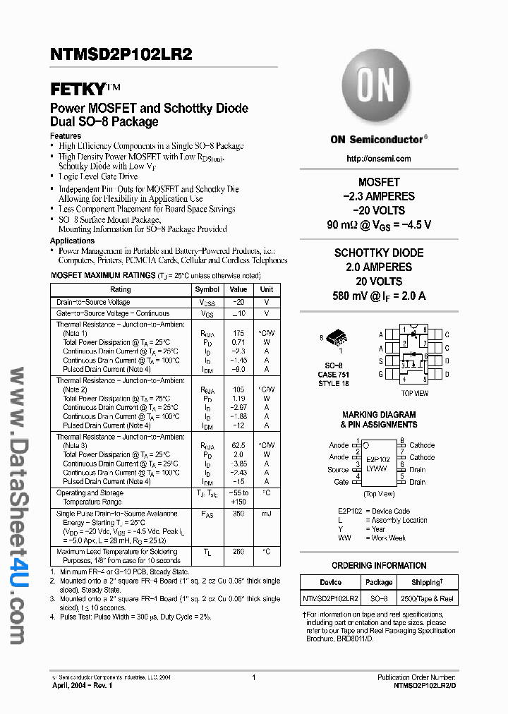 NTMSD2P102LR2_755260.PDF Datasheet