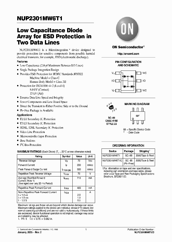 NUP2301MW6T1_561527.PDF Datasheet