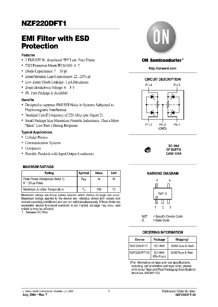 NZF220DFT1_598698.PDF Datasheet