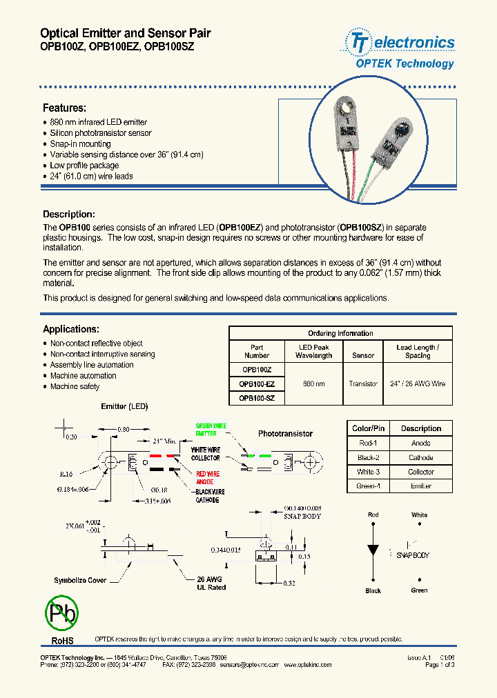 OPB100Z_373195.PDF Datasheet