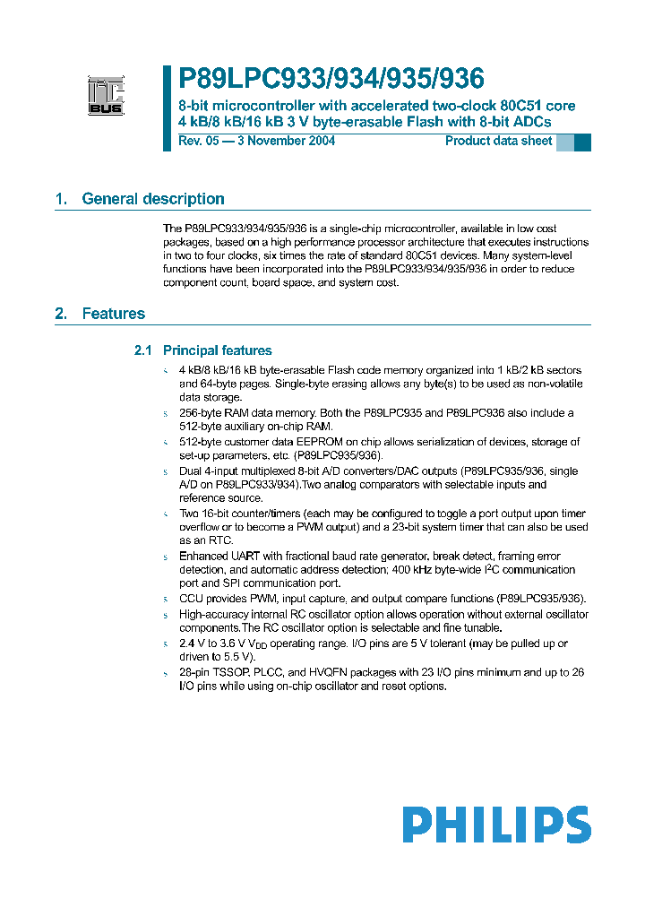 P89LPC935FA_156564.PDF Datasheet