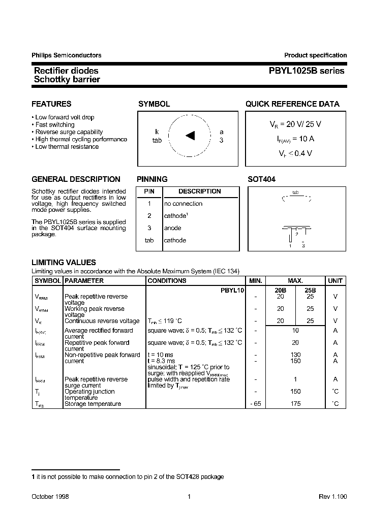 PBYL1025B_129771.PDF Datasheet