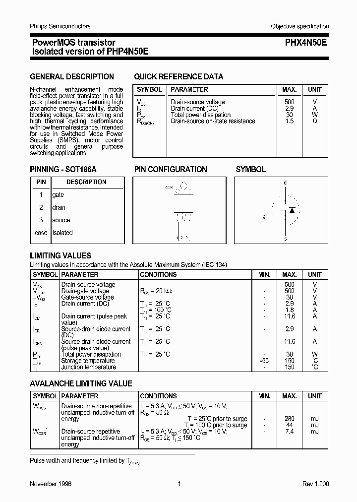 PHX4N50E_574722.PDF Datasheet