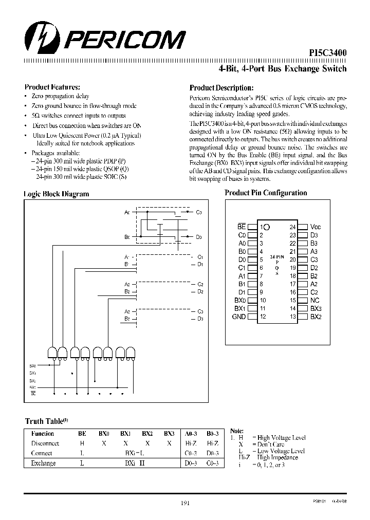 PI5C3400_577716.PDF Datasheet