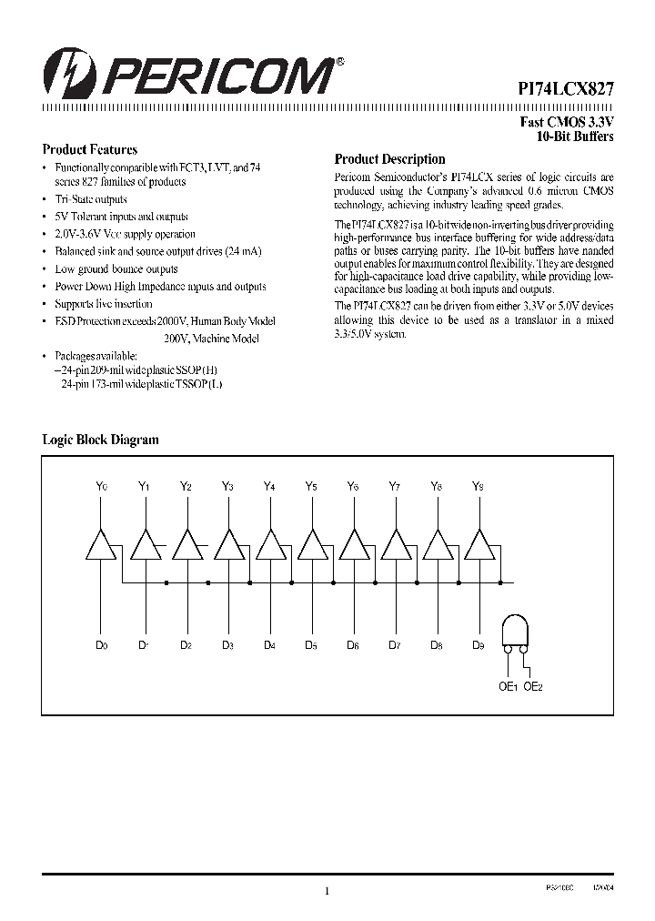 PI74LCX827_614423.PDF Datasheet