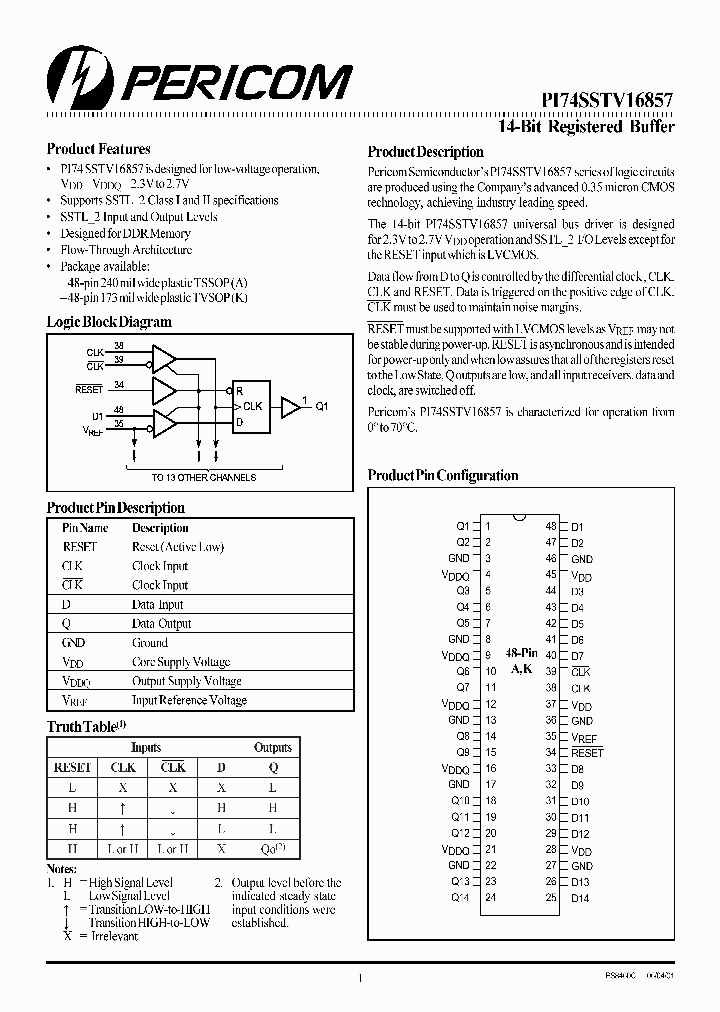 PI74SSTV16857K_735631.PDF Datasheet