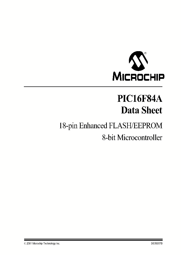 PIC16F84A-20P_562661.PDF Datasheet