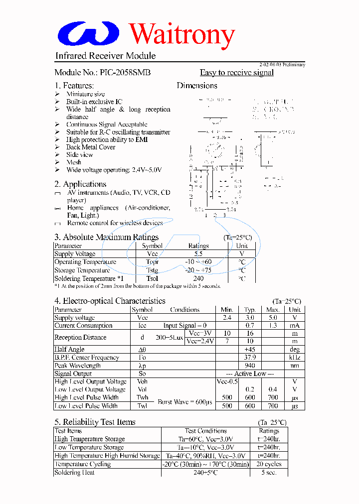 PIC-2058_568549.PDF Datasheet