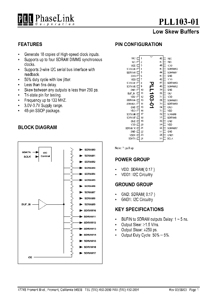 PLL103-01_609660.PDF Datasheet