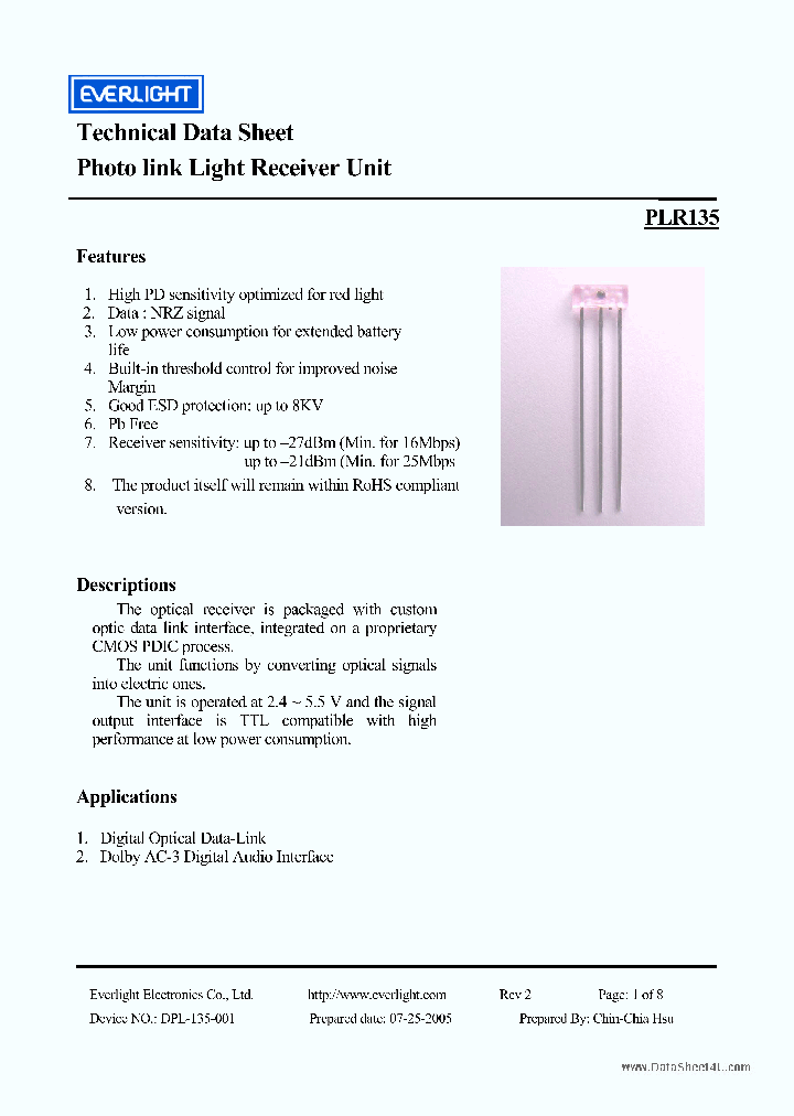PLR135_613078.PDF Datasheet