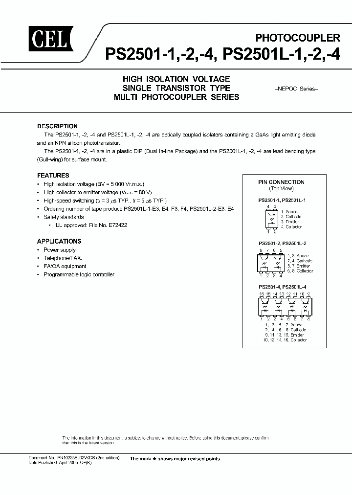 PS2501L-1-E3-A_594023.PDF Datasheet