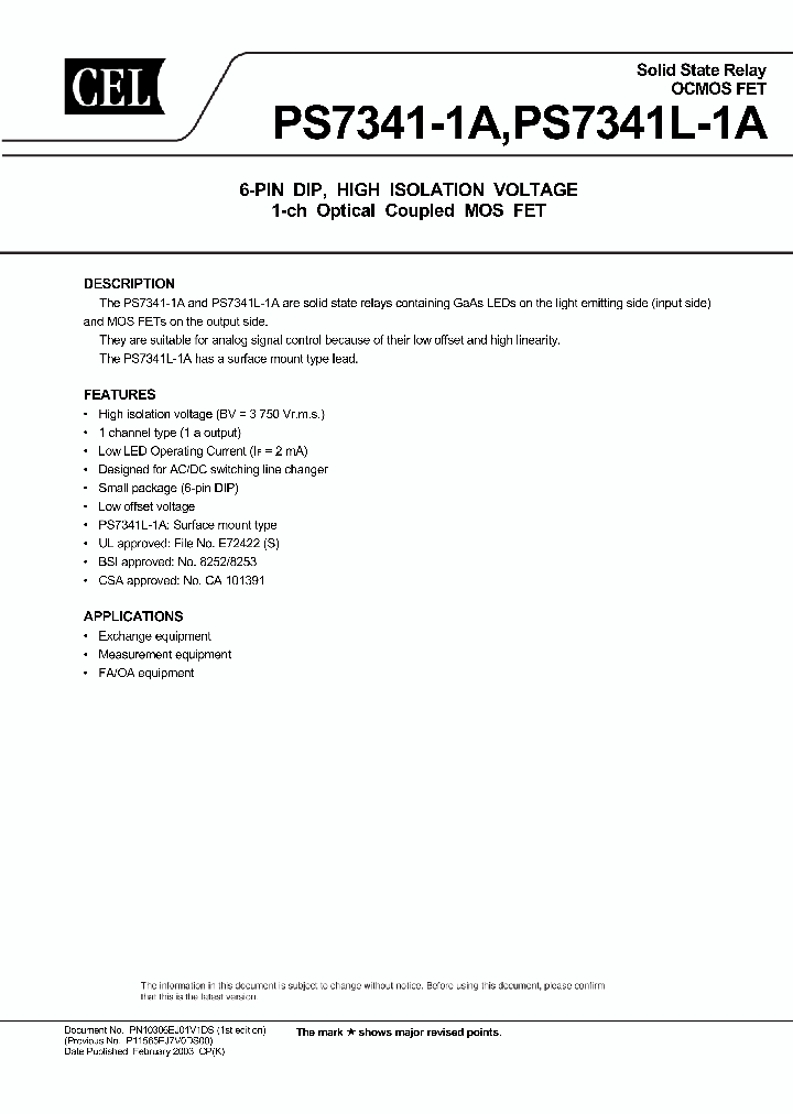 PS7341L-1A_591564.PDF Datasheet