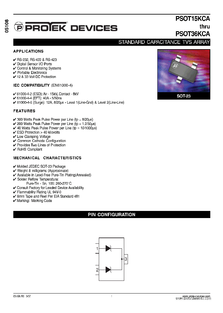 PSOT36KCA_729236.PDF Datasheet