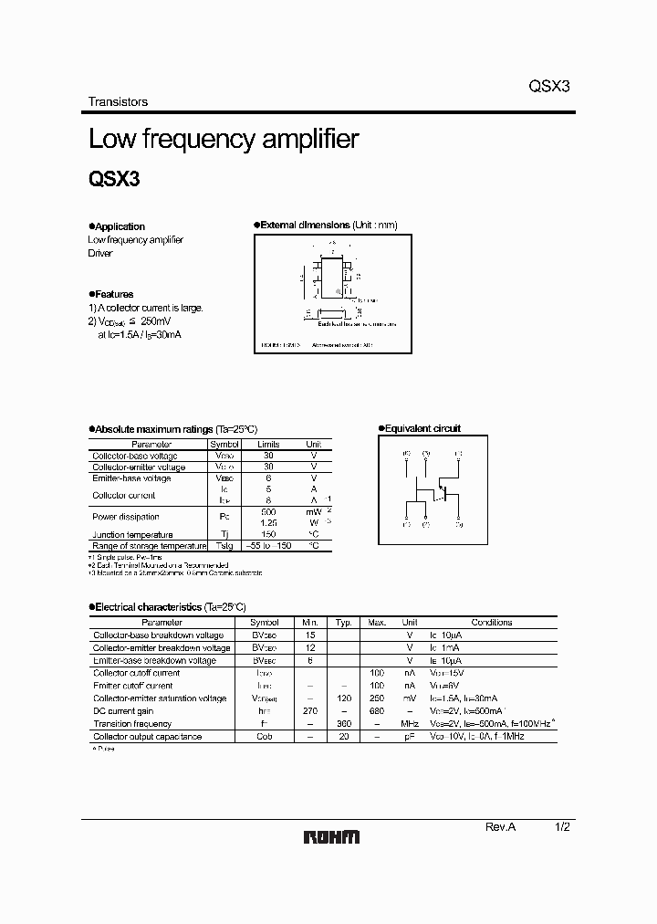 QSX3_603988.PDF Datasheet