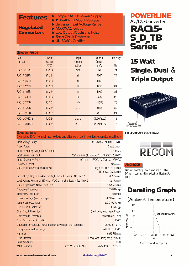 RAC15-15DB_597626.PDF Datasheet