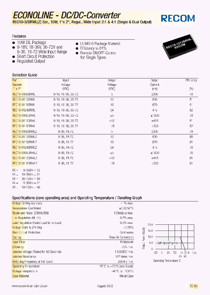 REC10-1205SRWL_745357.PDF Datasheet