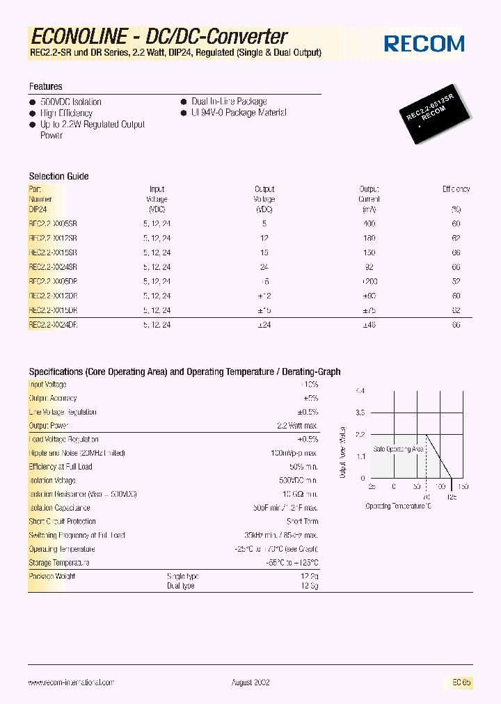 REC22-2405SR_559426.PDF Datasheet