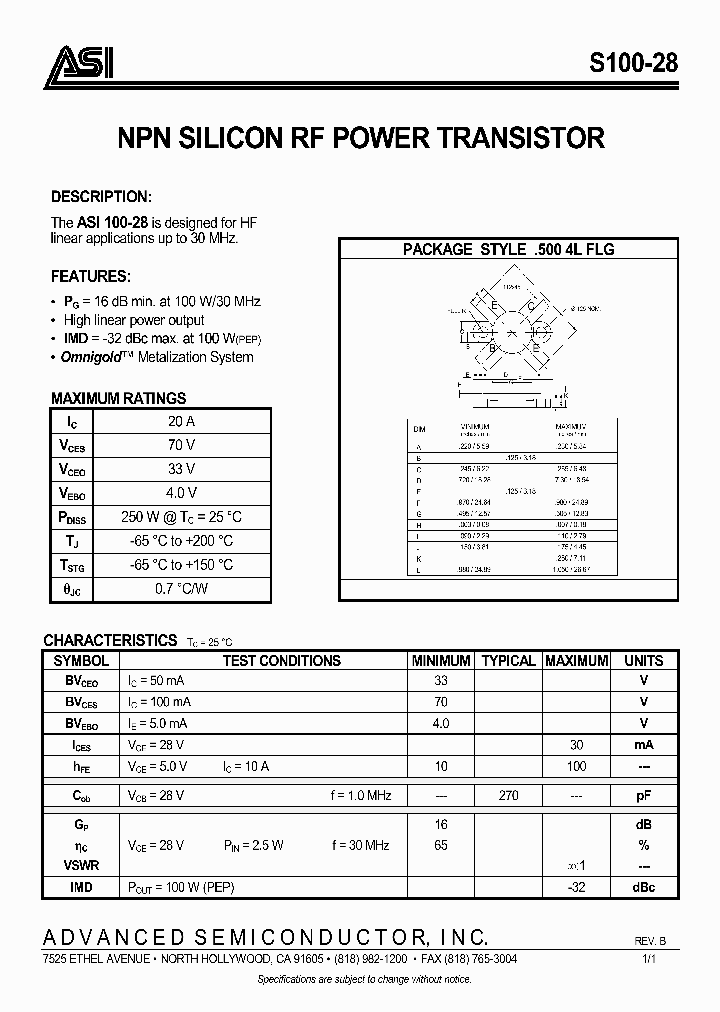 S100-28_650340.PDF Datasheet