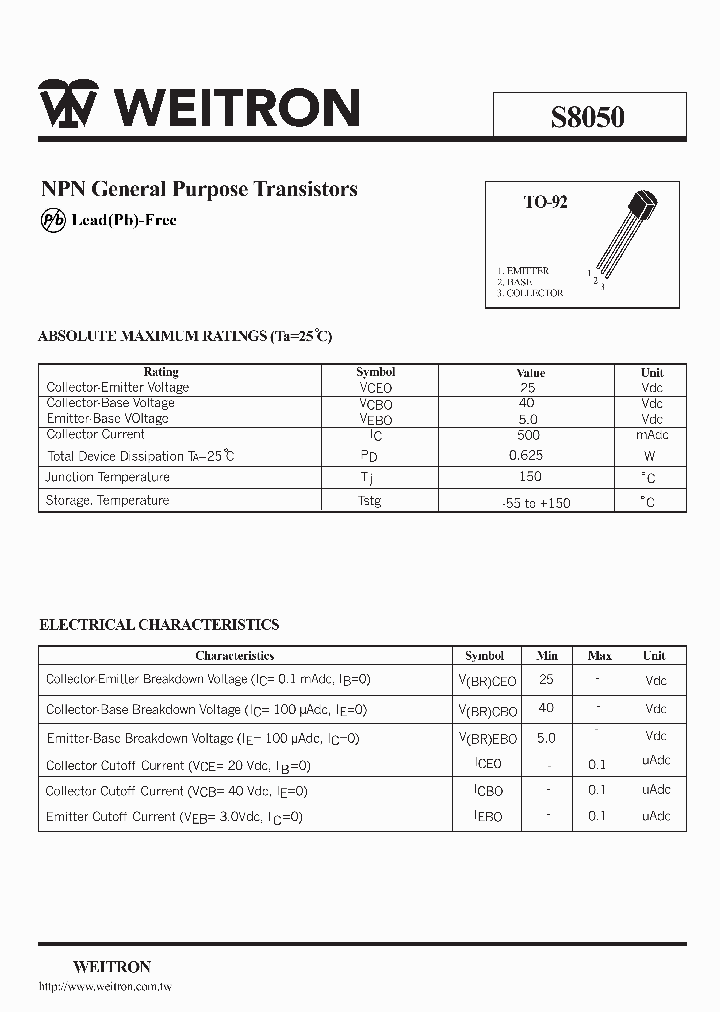 S8050_583042.PDF Datasheet