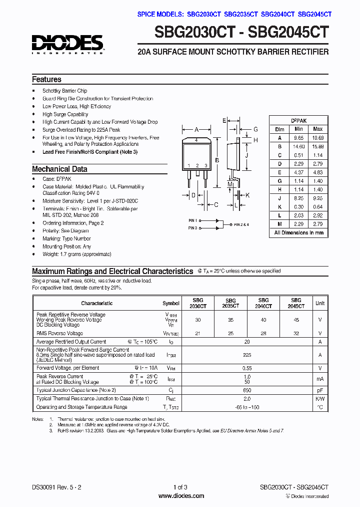 SBG2030CT1_729040.PDF Datasheet