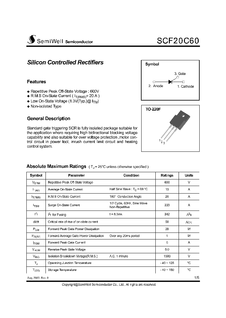 SCF20C60_767782.PDF Datasheet