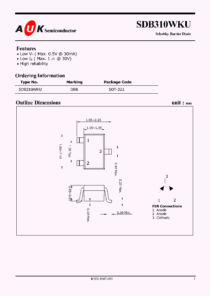 SDB310WKU_638826.PDF Datasheet