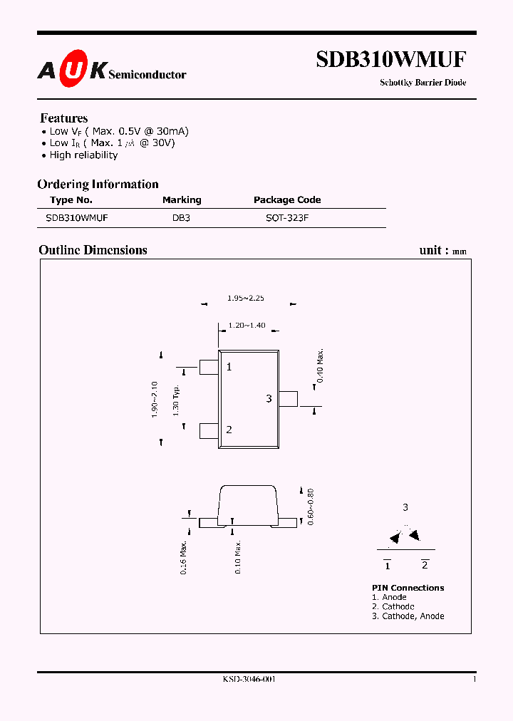 SDB310WMUF_638824.PDF Datasheet
