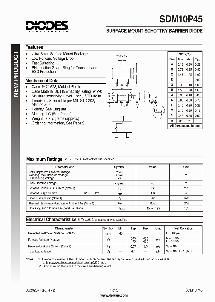 SDM10P45-7_726908.PDF Datasheet