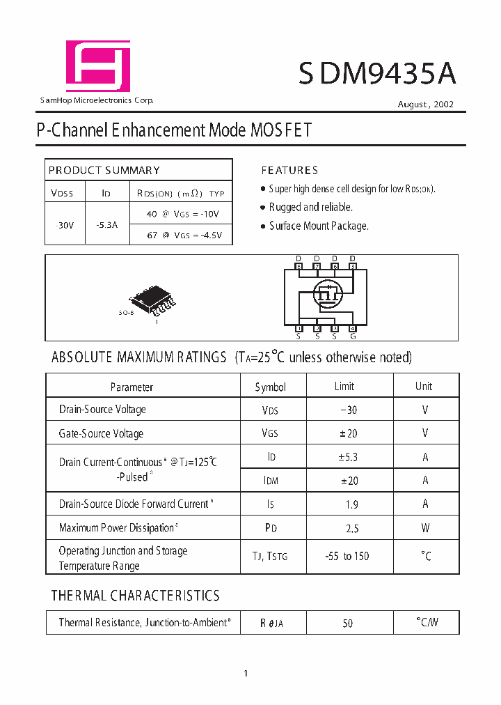 SDM9435A_699977.PDF Datasheet