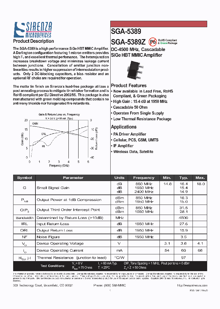 SGA-5389_716850.PDF Datasheet